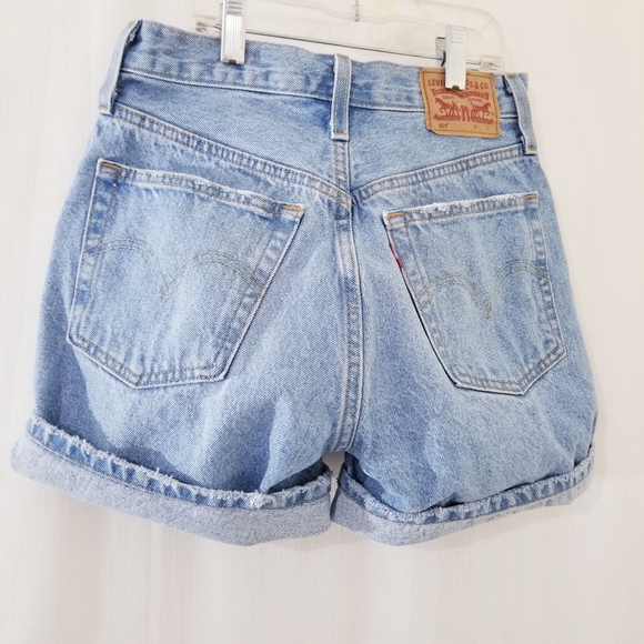Levis 501 button fly jean shorts - Picture 10 of 15